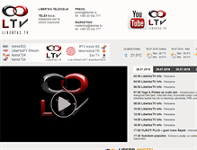 Tablet Screenshot of libertas.tv